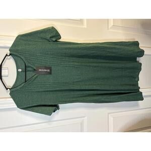Molerani Women's Casual Green Short Sleeve Dress, Medium 294